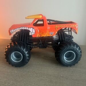 El Toro Loco Monster Truck Toy - Fiery Orange and Black
